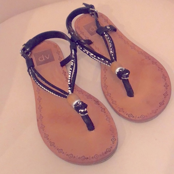 Dolce Vita Shoes - Dolce Vita sandal black white tan size 7